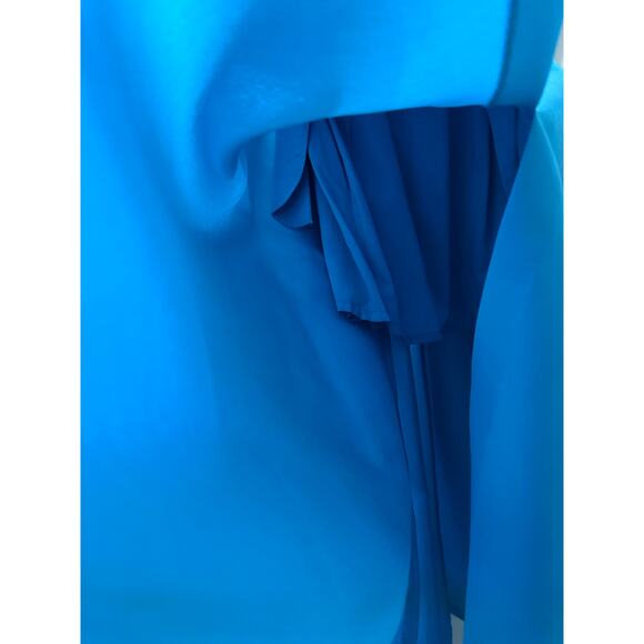 NWT Sachin Babi Teal Blue Clarissa Strapless Maxi Gown Dress Size 6 - Picture 7 of 16